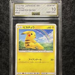 PIKACHU GX JAP #032 MINT 10