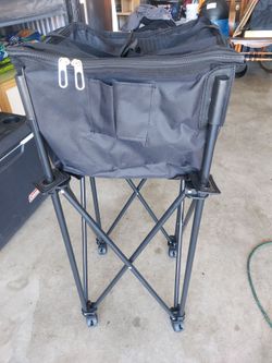Tennis ball bag/rolling cart
