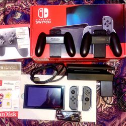 Nintendo Switch w/ Extra Accessories!! ~Like New In Box~