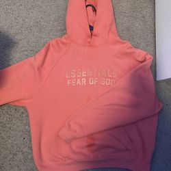 Medium Coral Essential Hoodie