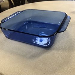 Vintage Cobalt Blue 8x8 Pyrex Baking Dish