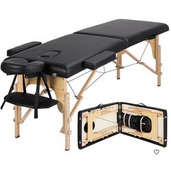 Massage portable and adjustable table
