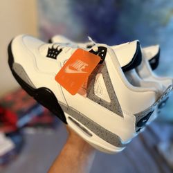 Jordan 4 White Cement Size 12 