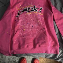 Pink Spider Hoodie 