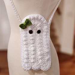 Ghost Crochet Crossbody Halloween