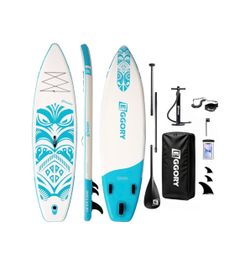 EGGORY Inflatable Paddle Board,Paddle Boards | Stable Design with Non-Slip Comfort Deck, Portable Travel Paddle Board