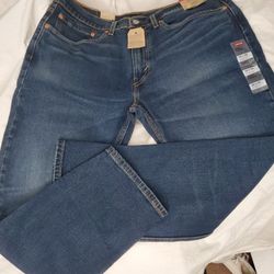 Brand New Levis 502 Taper Blue Jeans Pants 34x29