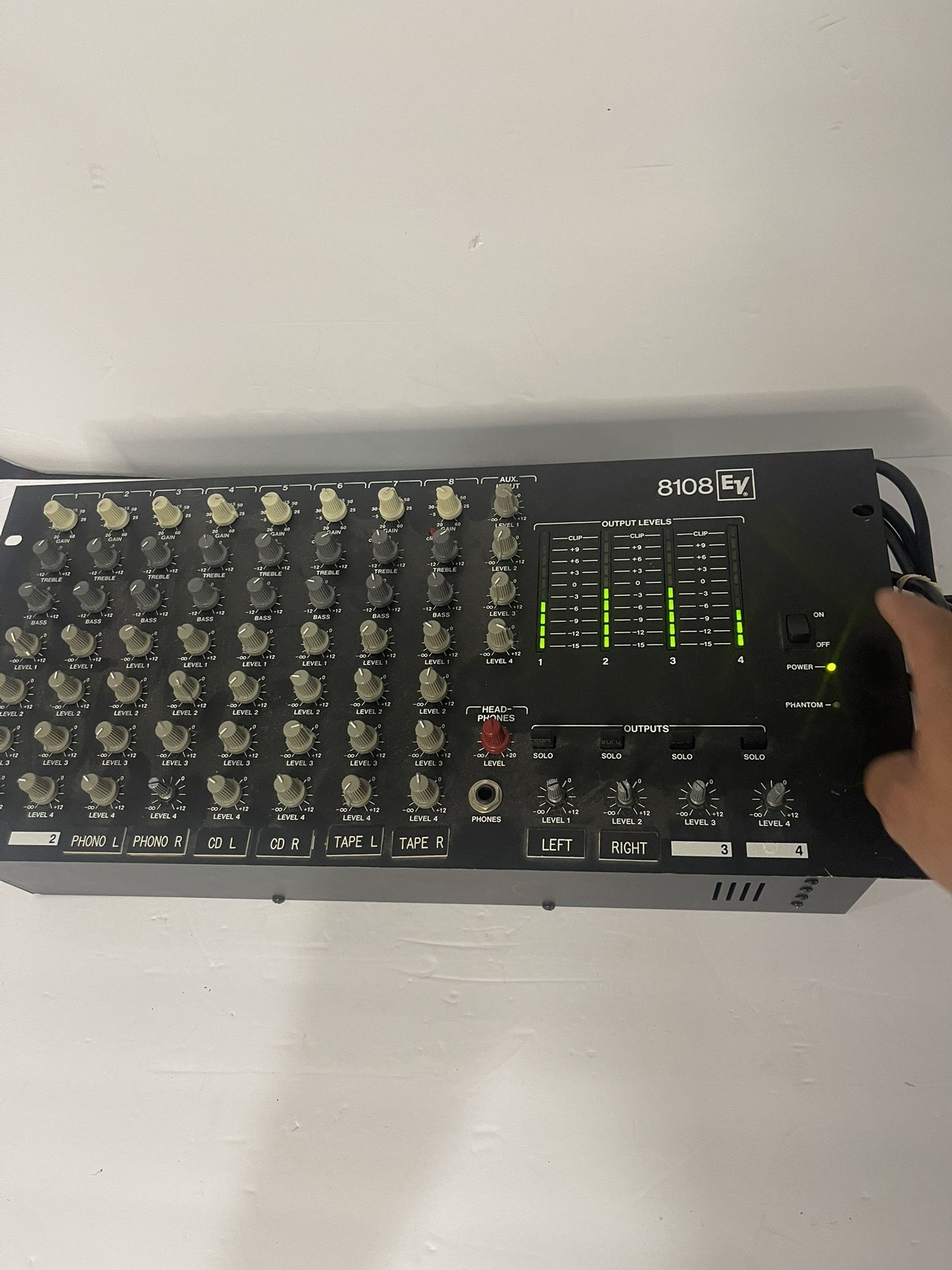 Electrovoice EV 8108 Eight-Channel Analog Mixer Vintage