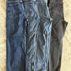 Old Navy Kids Boys Baggy Jeans sz 12 Regular, Like New! Denim