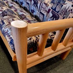 Rustic Log Futon Set - New In Box- $699