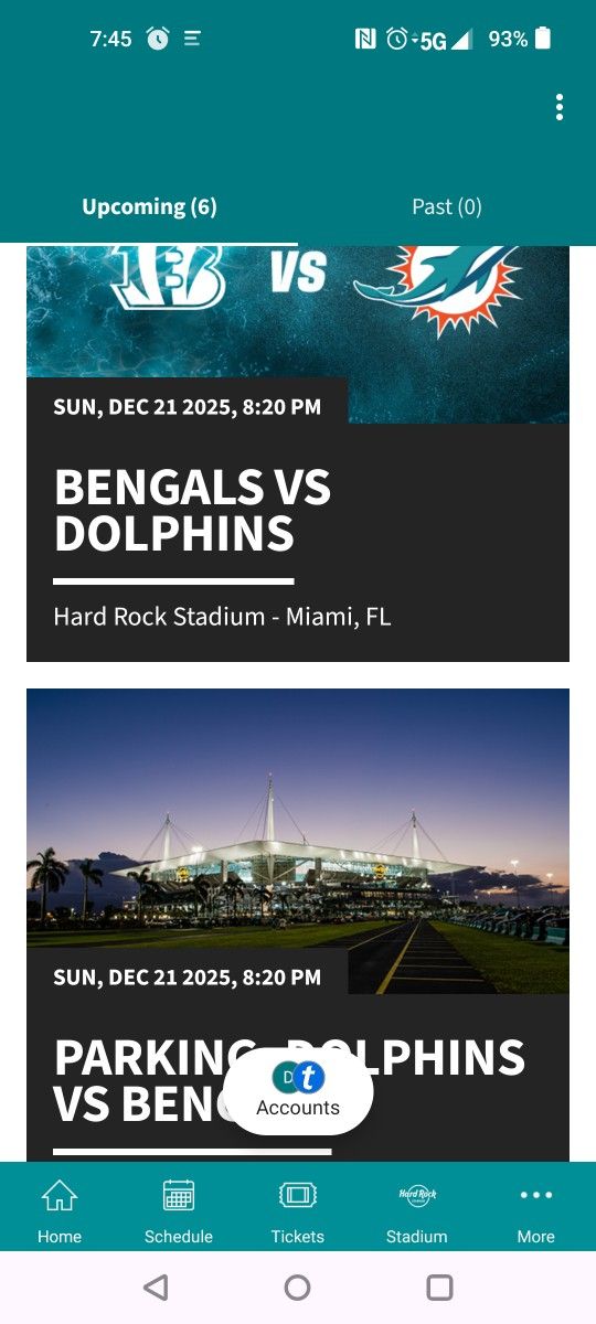 Bengals Vs Dolphins Game 4 Lower Seats