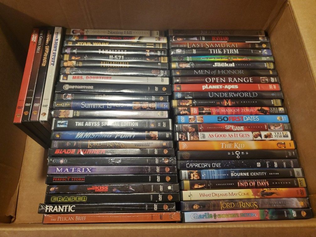 50 Variety Of DVDs - $40