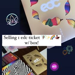 EDC Ticket With Box 