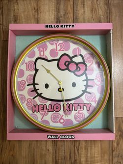 Hello kitty wall clock