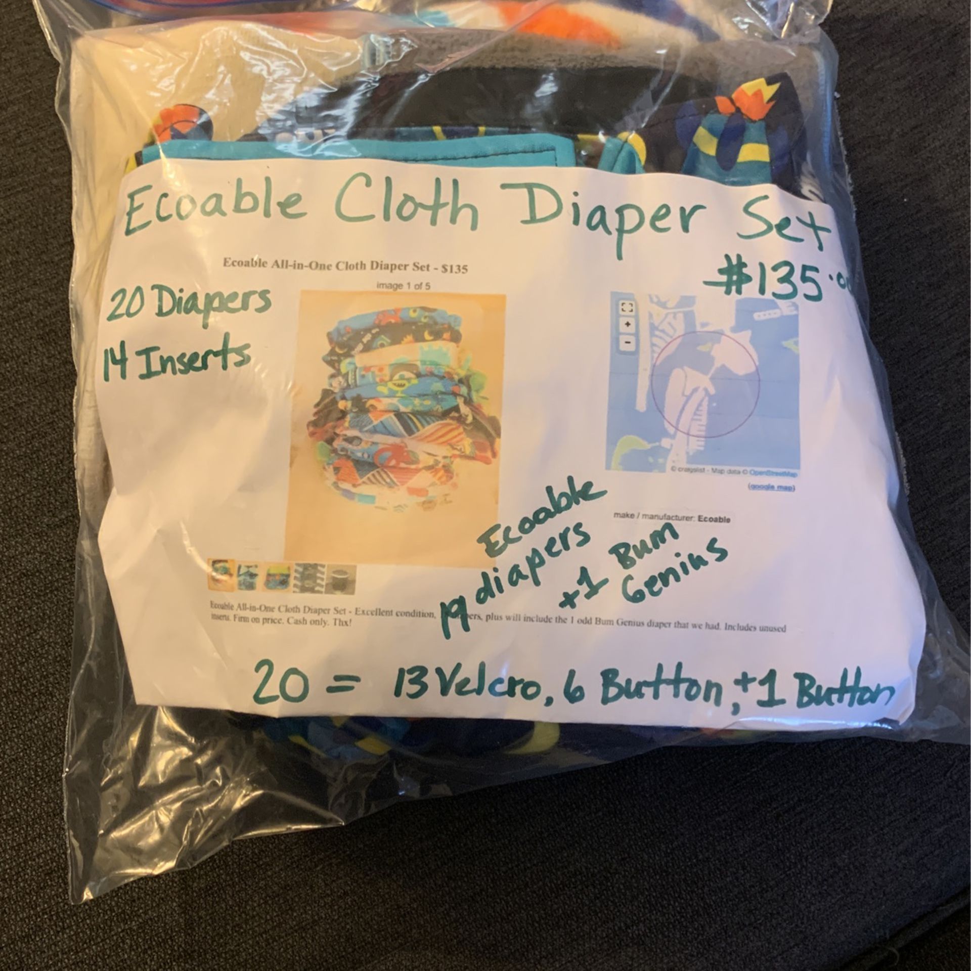 Ecoable Cloth Diaper Set