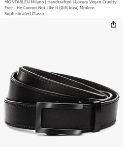 Montbleu Black Dress Belt