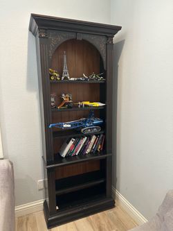 Tall Black Bookshelf