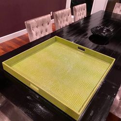 Zgallerie Embossed Coffee Table Tray 30x30