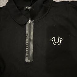 True Religion Quarter Zip Tee