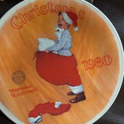 1980 Rockwell Classic Plate “Scotty Plays Santa”