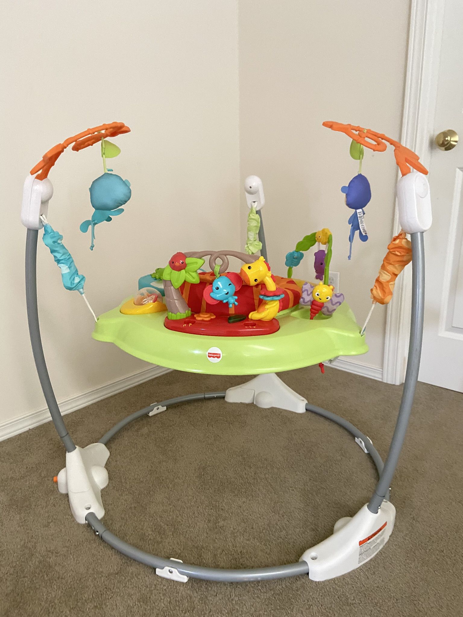 Fisher-Price Baby Bouncer Musical Activity Center with Lights Sounds & fisher- price baby chair