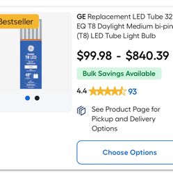 Phillips T8 cool white bulbs 10 Bulbs