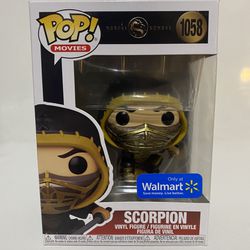 Funko Pop!  Mortal Kombat Scorpion  Walmart Exclusive