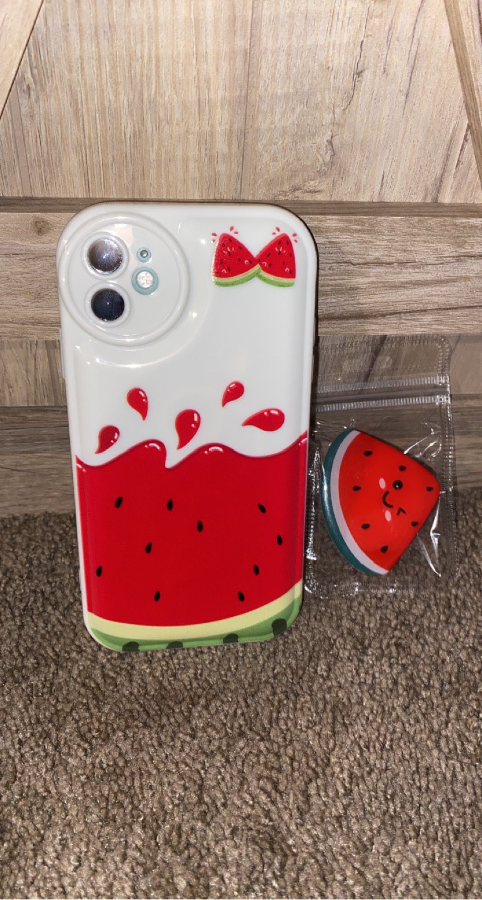 iPhone 11 Watermelon Phone Case And Popsocket