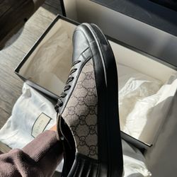 Gucci Men’s GG Supreme Sneakers ‘Beige Brown’