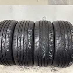 Set 4 Tires 215 45 18 Toyo A40 High Tread