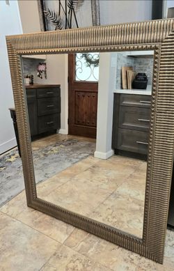 Quality gold mirror - 52" x 44"