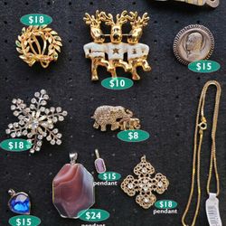 BROOCHES & PENDANT 