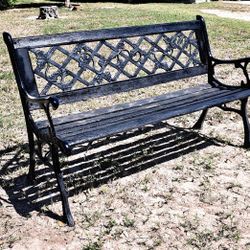 banca de jardin buenas condiciones 
