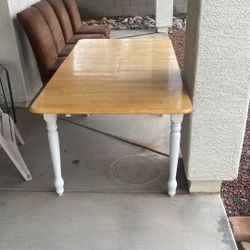 Kitchen Table And Chairs As Is 