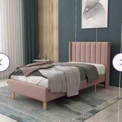 Twin Tufted Bed frame 