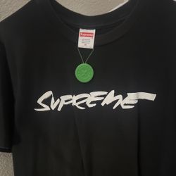 Supreme Futura Logo Tee Black Size M