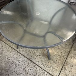 Round Glass Table