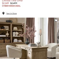 Pottery Barn - Livingston Executive Desk