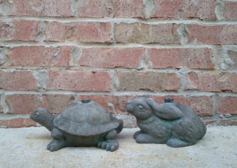 Vintage Turtle/Rabbit Lawn Water Sprinklers 