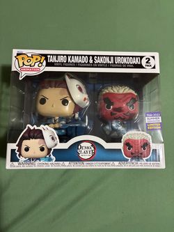 Funko Pop Demon Slayer Tanjiro & Urokodaki 2-Pack