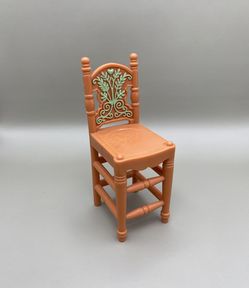 Fisher Price Loving Family Dollhouse Furniture Brown Kitchen Island Tall Chair Replacement Seat 