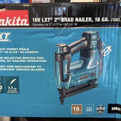 Makita 18V LXT Lithium-lon 18-Gauge Cordless Brad Nailer (Tool-Only)