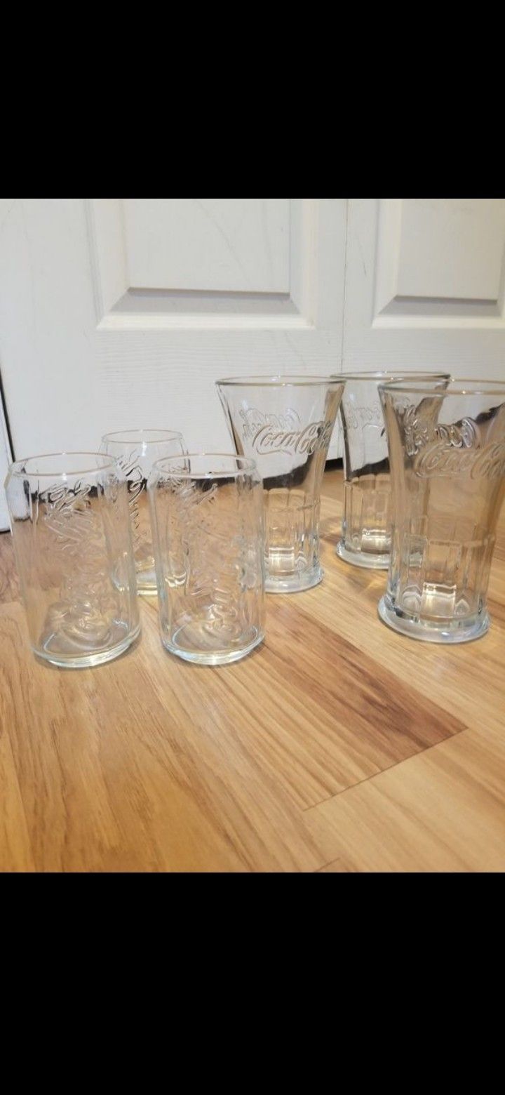 Coca Cola Collectible Glasses