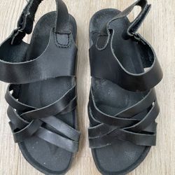 Kids Sandals Size 9,5/10 Zara Leather Kids Shoes Footwear 