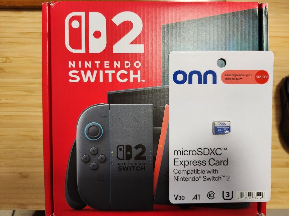 Switch 2 + 512 GB SD Express card