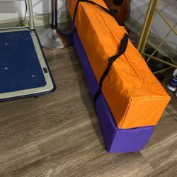 Orange And Purple Tent Set Of Two For 200 10x10 Eye Catching Vendor Pop-Ups