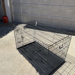 Free large dog wire crate