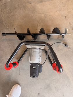 Electric Earth Auger with Drill Bit