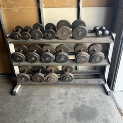 Dumbbell Weights With Stand 