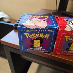 Limited Edition 23k Gold Plated Pokémon Cards From 1999